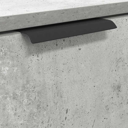 Badkamer Kast Beton Grijs 64,5 x 33,5 x 59 cm Bewerkt hout