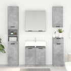 Badkamerkast 64,5x33,5x59 cm beton grijs bewerkt hout