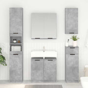Badkamerkast 64,5x33,5x59 cm beton grijs bewerkt hout