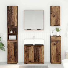Badkamer Kast Oud Hout 64,5 x 33,5 x 59 cm Bewerkt hout