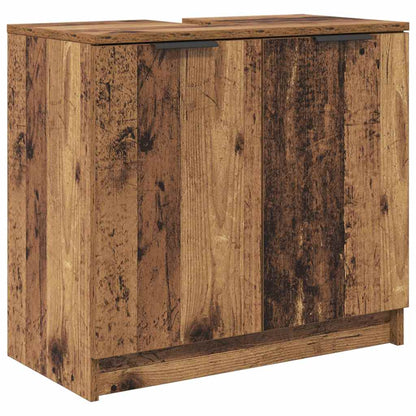 Badkamer Kast Oud Hout 64,5 x 33,5 x 59 cm Bewerkt hout