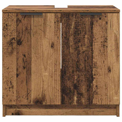 Badkamer Kast Oud Hout 64,5 x 33,5 x 59 cm Bewerkt hout