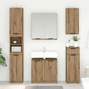 Badkamerkast 64,5x33,5x59 cm bewerkt hout