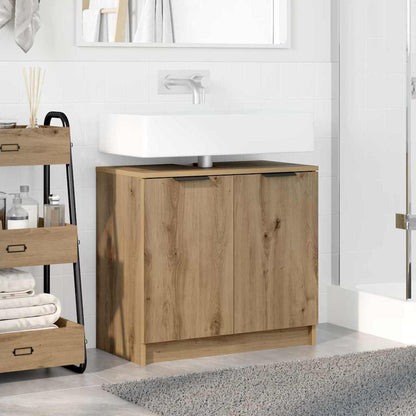 Badkamer Kast Artisan Eiken 64,5 x 33,5 x 59 cm Bewerkt hout