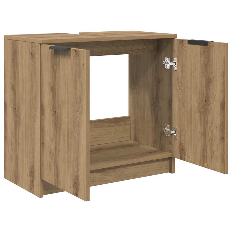 Badkamer Kast Artisan Eiken 64,5 x 33,5 x 59 cm Bewerkt hout