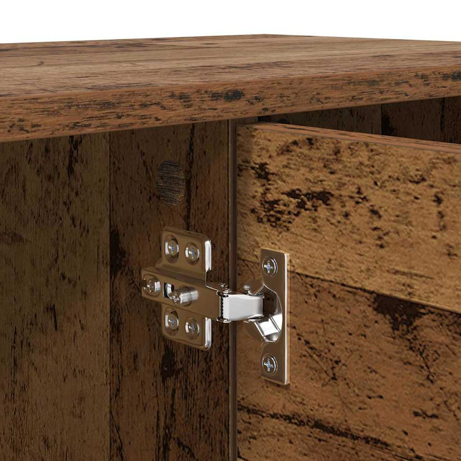 TV-kast Oud Hout 102 x 35 x 36,5 cm Bewerkt hout