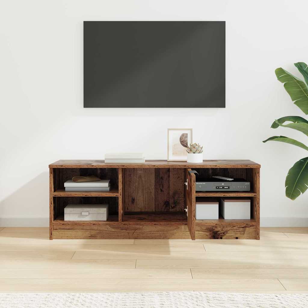 TV-kast Oud Hout 102 x 35 x 36,5 cm Bewerkt hout