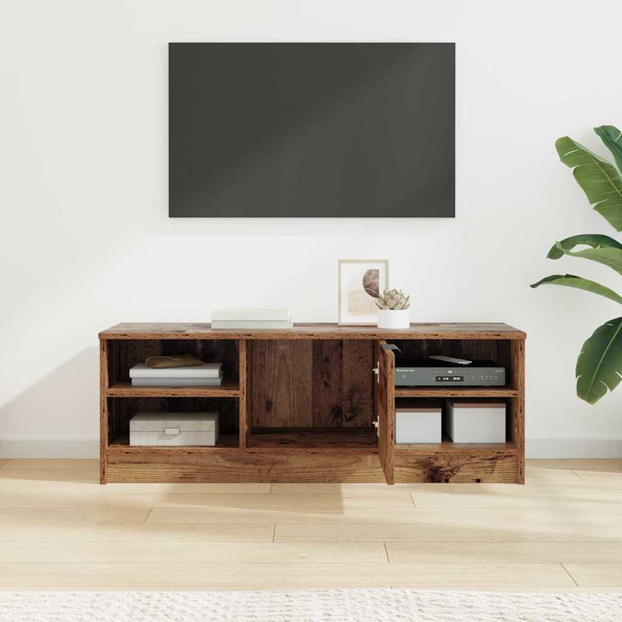 TV-kast Oud Hout 102 x 35 x 36,5 cm Bewerkt hout