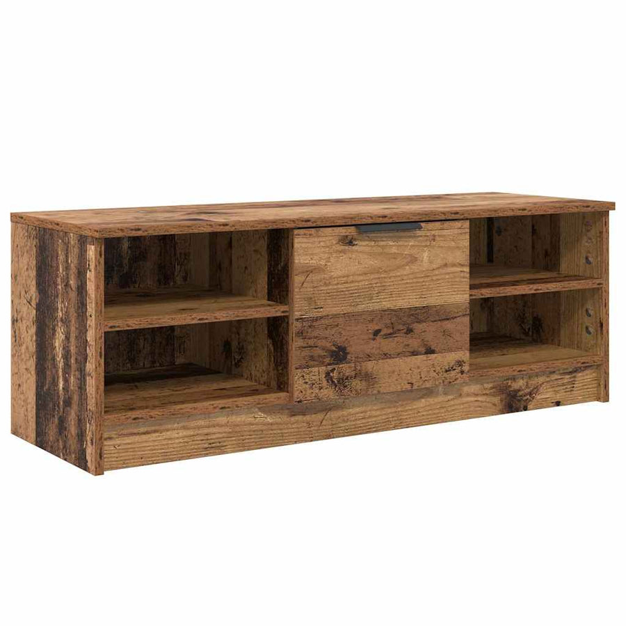 TV-kast Oud Hout 102 x 35 x 36,5 cm Bewerkt hout
