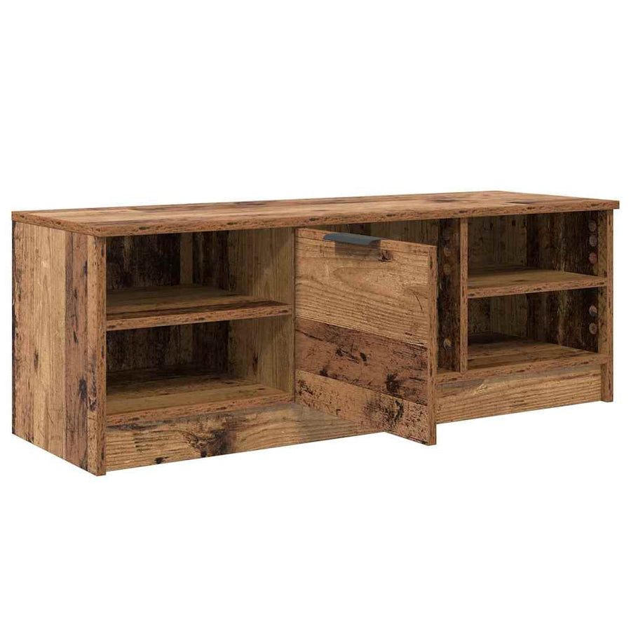 TV-kast Oud Hout 102 x 35 x 36,5 cm Bewerkt hout