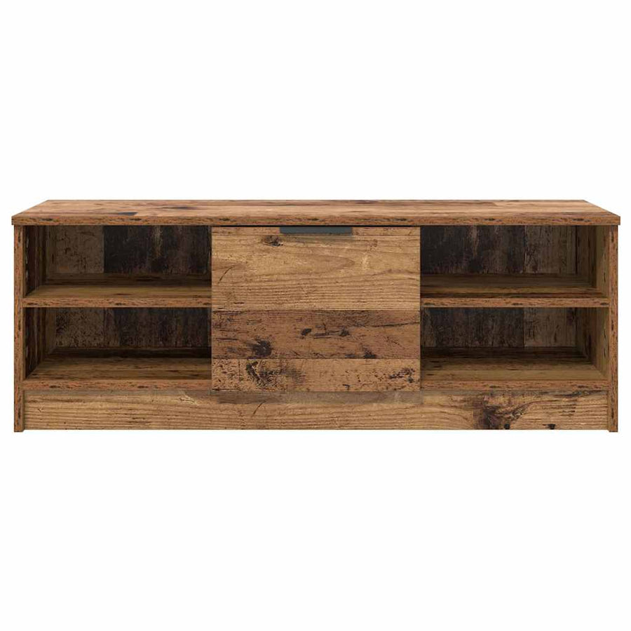 TV-kast Oud Hout 102 x 35 x 36,5 cm Bewerkt hout