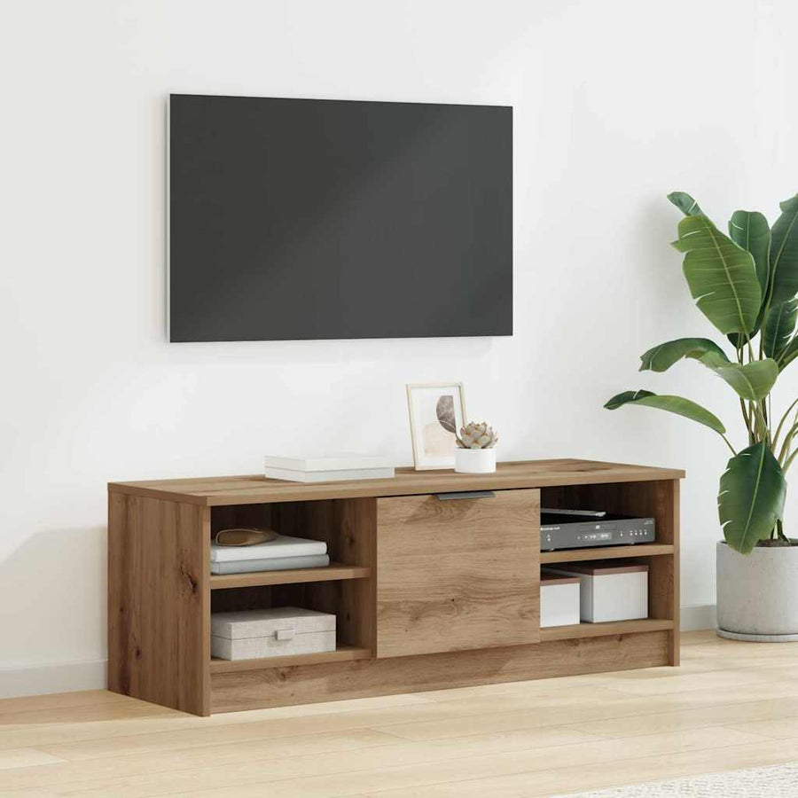 TV-kast Artisan Eiken 102 x 35 x 36,5 cm Bewerkt hout