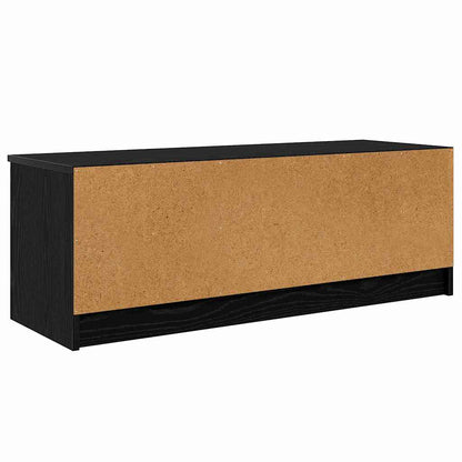 TV-kast Zwart Eiken 102 x 35 x 36,5 cm Bewerkt hout