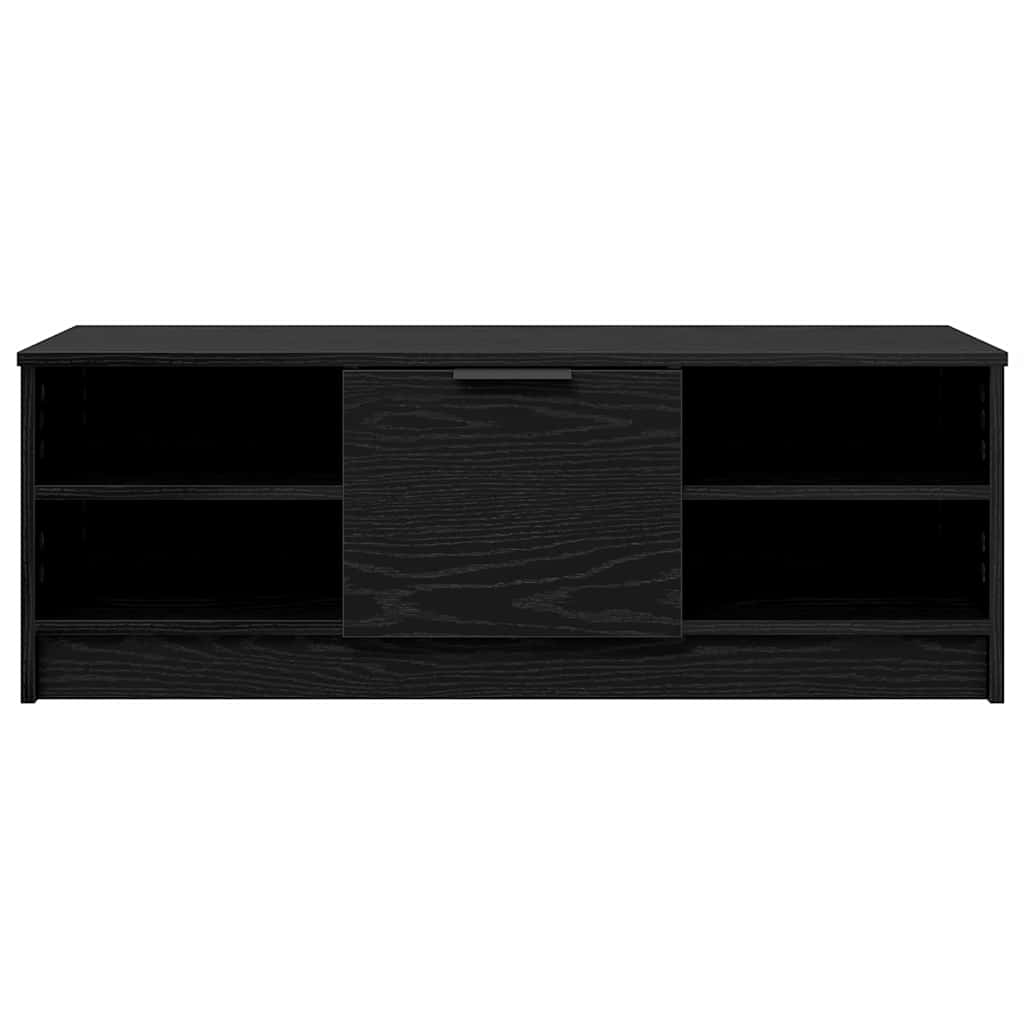 TV-kast Zwart Eiken 102 x 35 x 36,5 cm Bewerkt hout