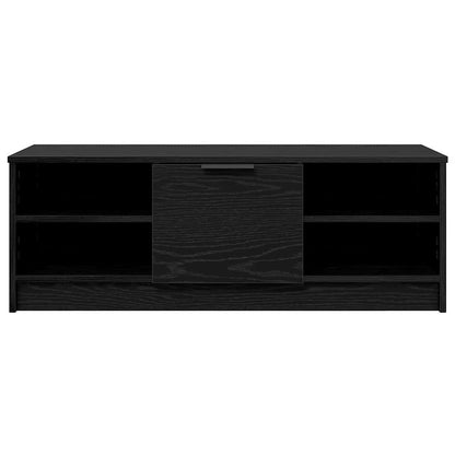 TV-kast Zwart Eiken 102 x 35 x 36,5 cm Bewerkt hout
