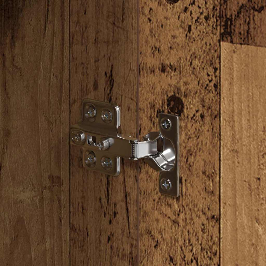 Dressoir met lade Oudhout 60 x 30 x 70 cm Bewerkt hout