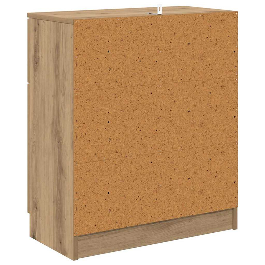 Dressoir met lade Artisan Eiken 60 x 30 x 70 cm Bewerkt hout