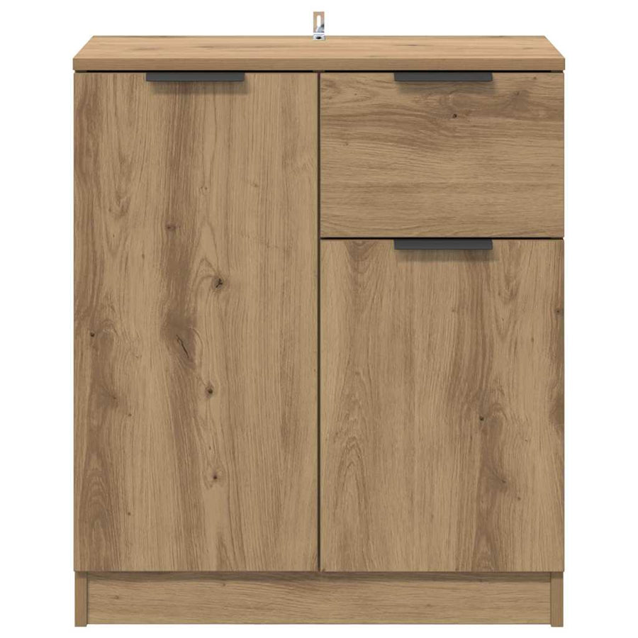 Dressoir met lade Artisan Eiken 60 x 30 x 70 cm Bewerkt hout