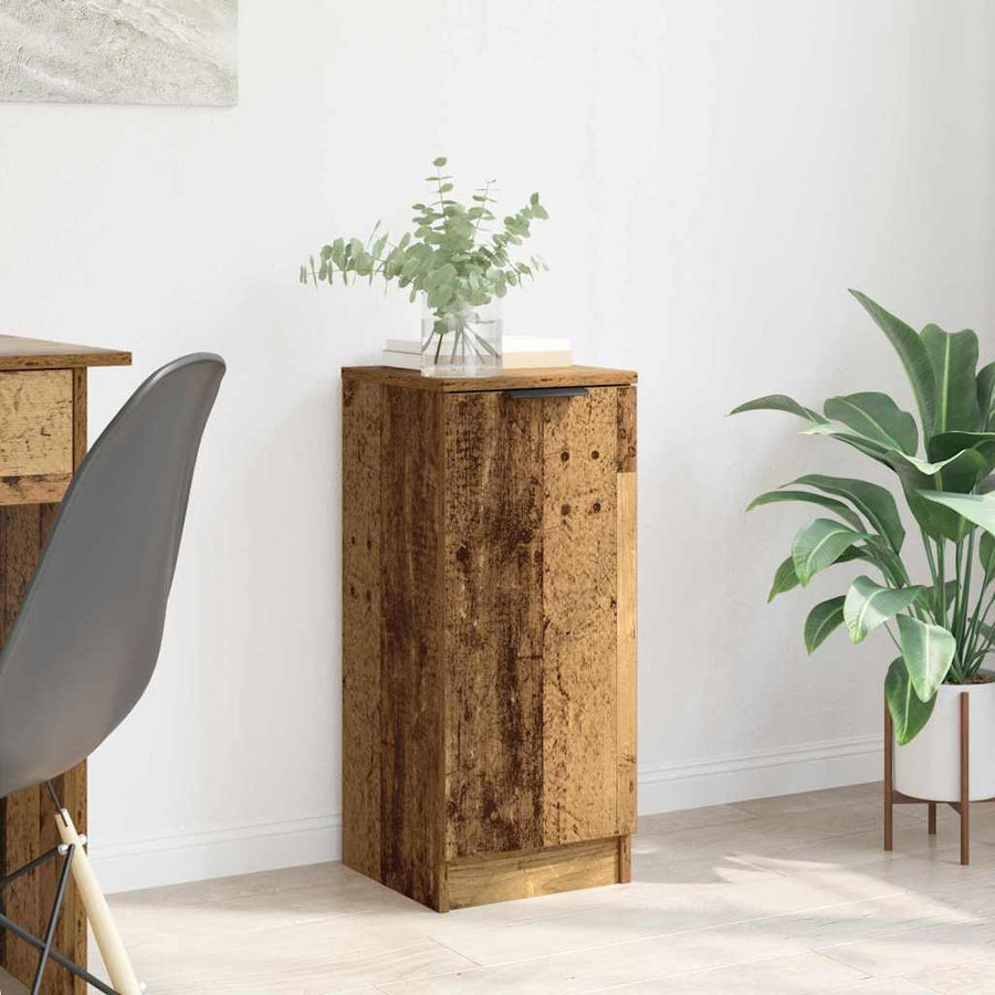 Dressoir Oudhout 30 x 30 x 70 cm Bewerkt hout