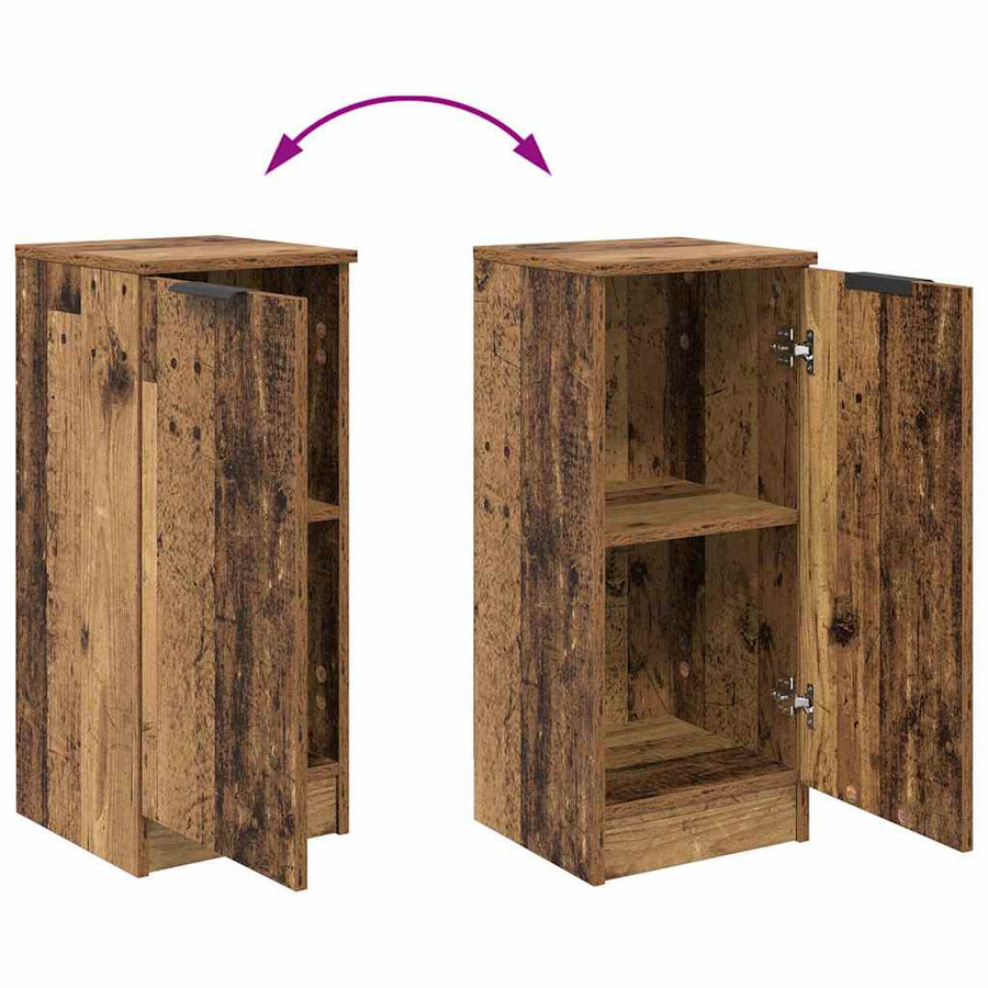Dressoir Oudhout 30 x 30 x 70 cm Bewerkt hout
