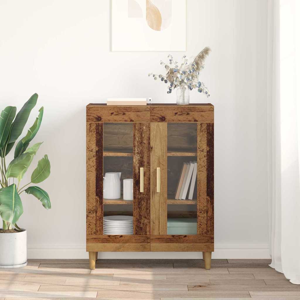 Dressoir Oud Hout 69,5 x 34 x 90 cm Bewerkt hout