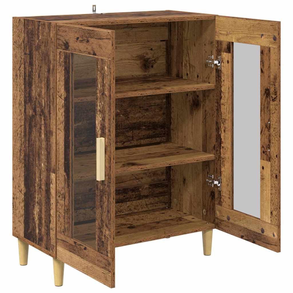 Dressoir Oud Hout 69,5 x 34 x 90 cm Bewerkt hout