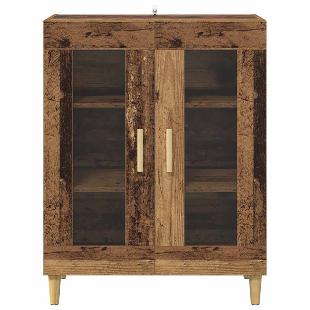 Dressoir Oud Hout 69,5 x 34 x 90 cm Bewerkt hout