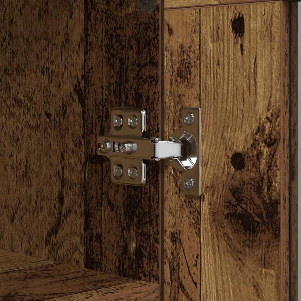 Dressoir Oud Hout 69,5 x 34 x 90 cm Gemonteerd hout en ijzer
