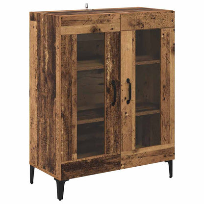Dressoir Oud Hout 69,5 x 34 x 90 cm Gemonteerd hout en ijzer