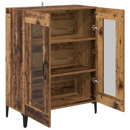 Dressoir Oud Hout 69,5 x 34 x 90 cm Gemonteerd hout en ijzer