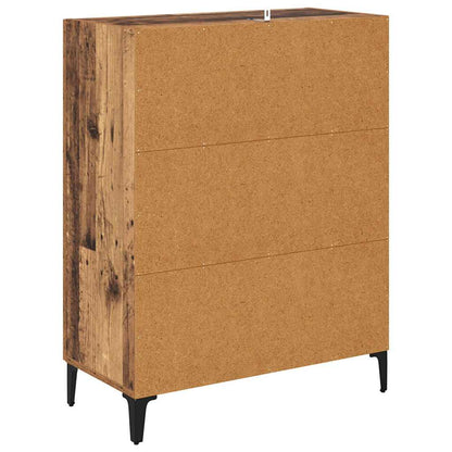 Dressoir Oud Hout 69,5 x 34 x 90 cm Gemonteerd hout en ijzer