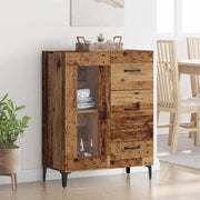 Dressoir 69,5x34x90 cm oud hout ijzer