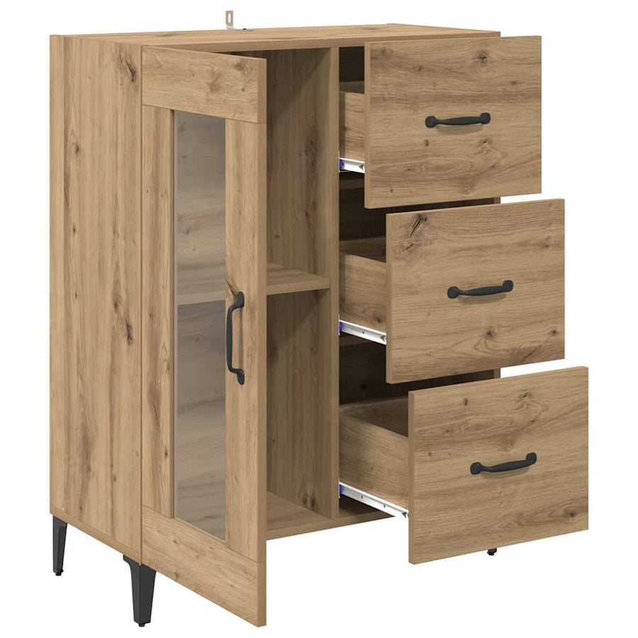Dressoir met lade Artisan Eiken 69,5 x 34 x 90 cm