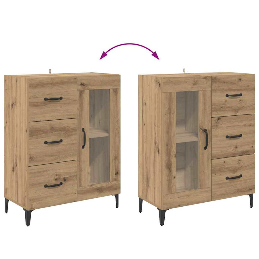 Dressoir met lade Artisan Eiken 69,5 x 34 x 90 cm