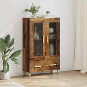 Highboard 70x31x115 cm bewerkt hout