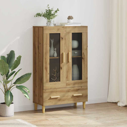 Highboard met lade Artisan Eiken 70 x 31 x 115 cm Bewerkt hout