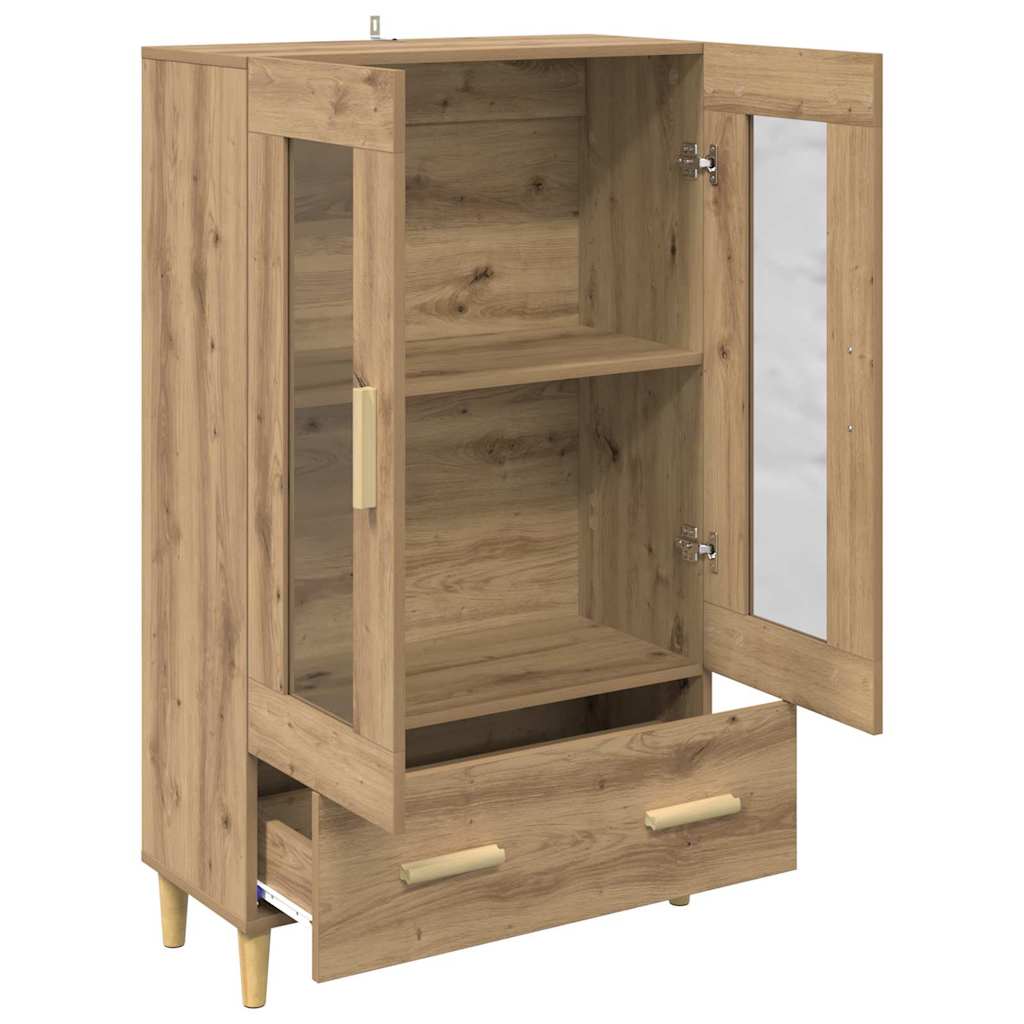 Highboard met lade Artisan Eiken 70 x 31 x 115 cm Bewerkt hout