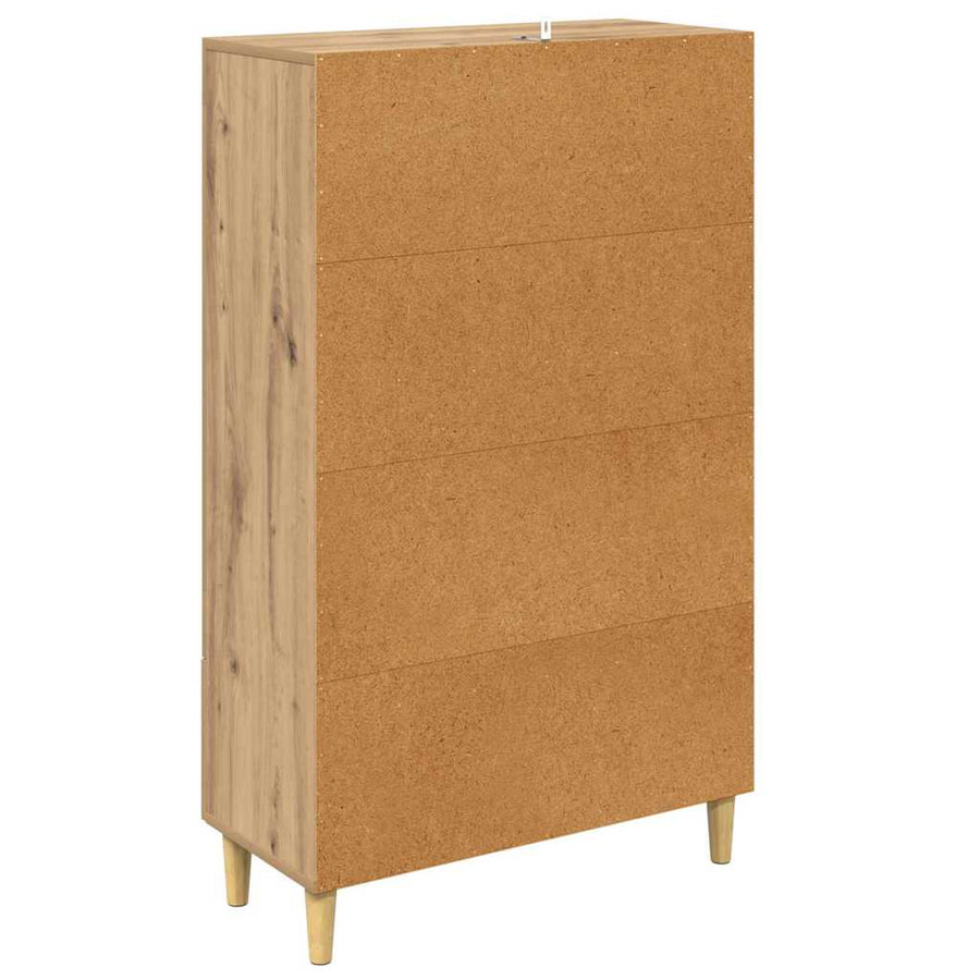 Highboard met lade Artisan Eiken 70 x 31 x 115 cm Bewerkt hout