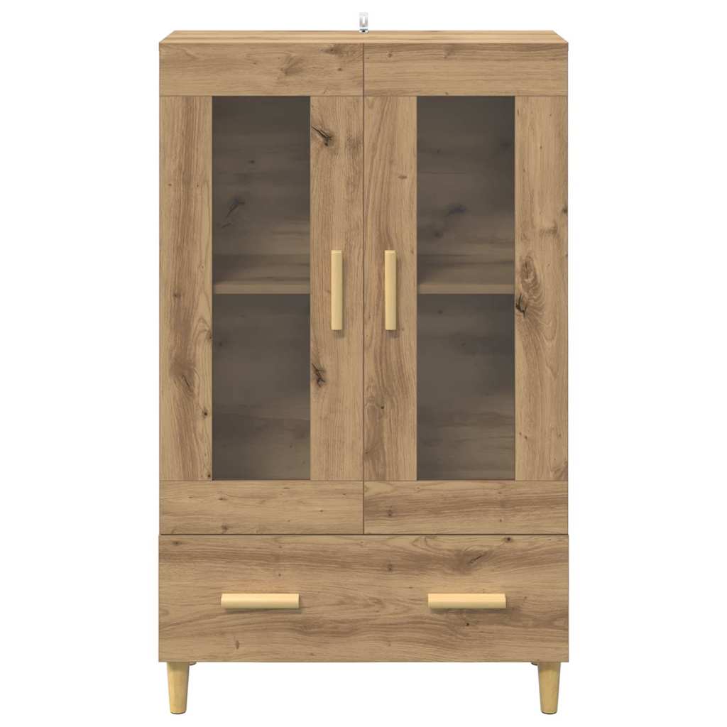 Highboard met lade Artisan Eiken 70 x 31 x 115 cm Bewerkt hout