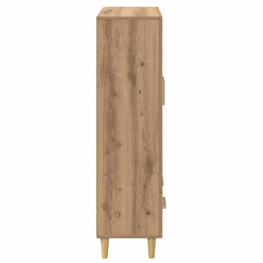 Highboard met lade Artisan Eiken 70 x 31 x 115 cm Bewerkt hout