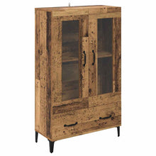 Highboard Oud Hout 70 x 31 x 115 cm Gemonteerd hout en ijzer