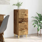 Dressoir 34.5x34x90 cm oud hout
