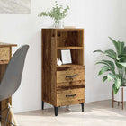 Dresser with drawer Old wood 34 x 34.5 x 90 cm Treated wood