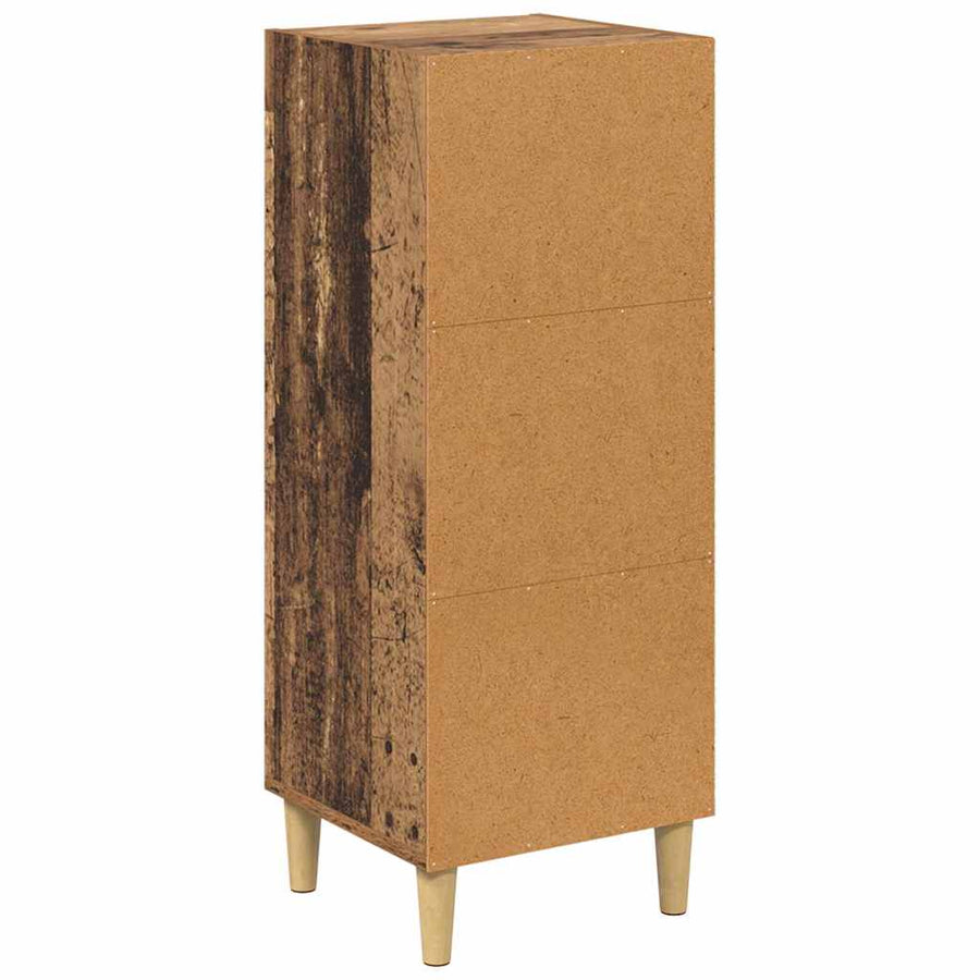 Dressoir Oudhout 34,5 x 32,5 x 90 cm Bewerkt hout