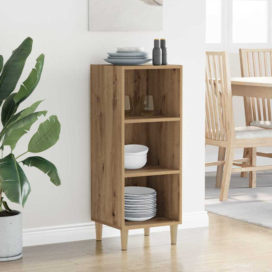 Dressoir Artisan Eiken 34,5 x 32,5 x 90 cm Bewerkt hout