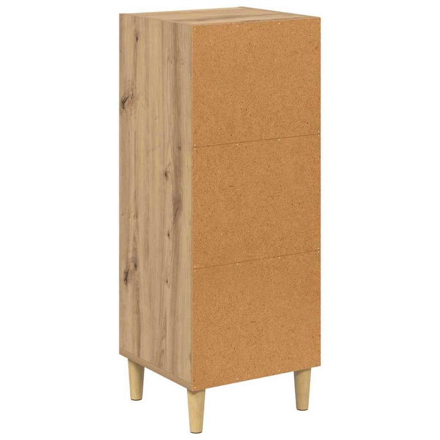 Dressoir Artisan Eiken 34,5 x 32,5 x 90 cm Bewerkt hout