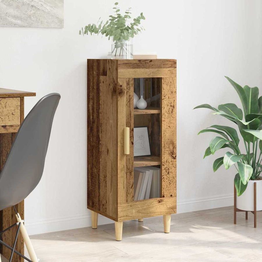Dressoir Oudhout 34.5 x 32.5 x 90 cm Bewerkt hout