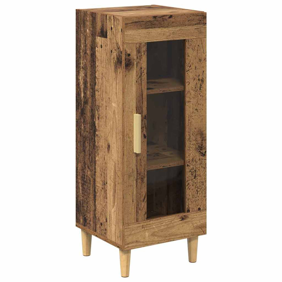 Dressoir Oudhout 34.5 x 32.5 x 90 cm Bewerkt hout