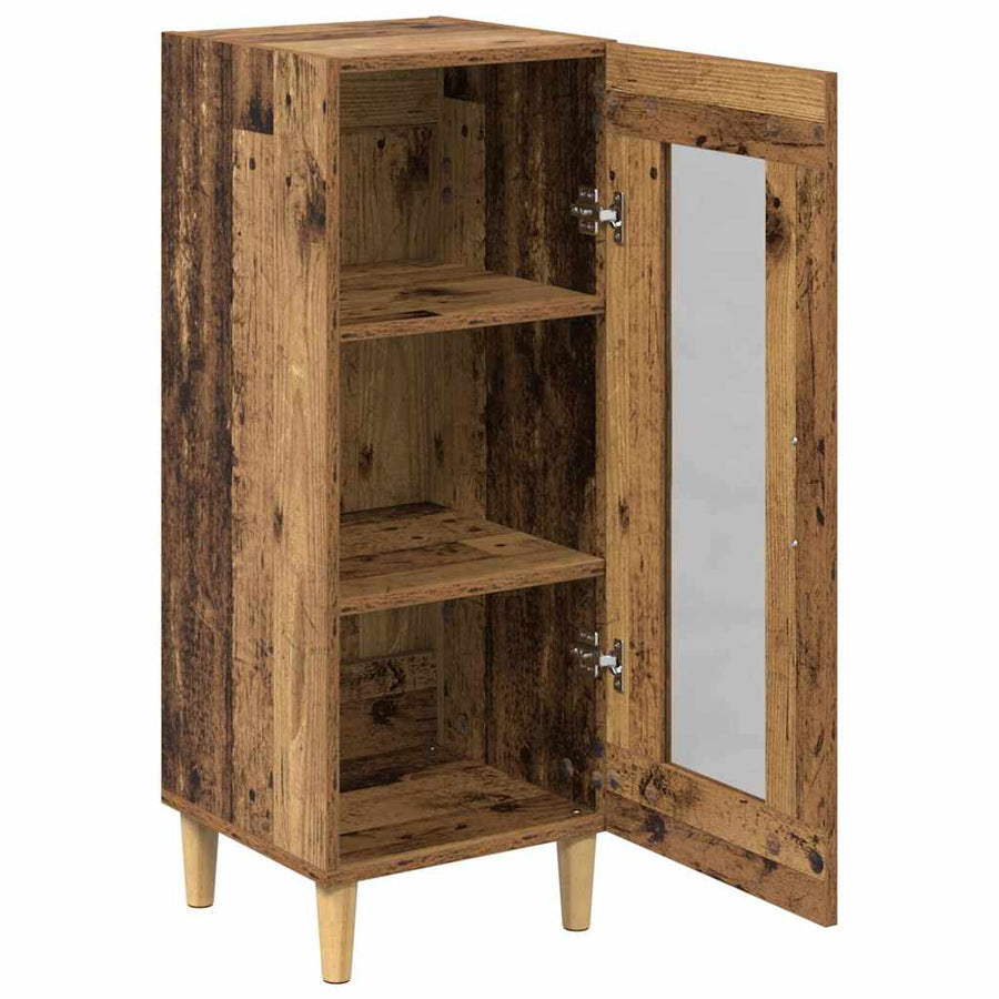 Dressoir Oudhout 34.5 x 32.5 x 90 cm Bewerkt hout