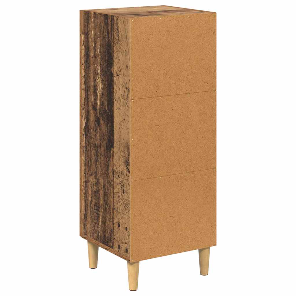 Dressoir Oudhout 34.5 x 32.5 x 90 cm Bewerkt hout